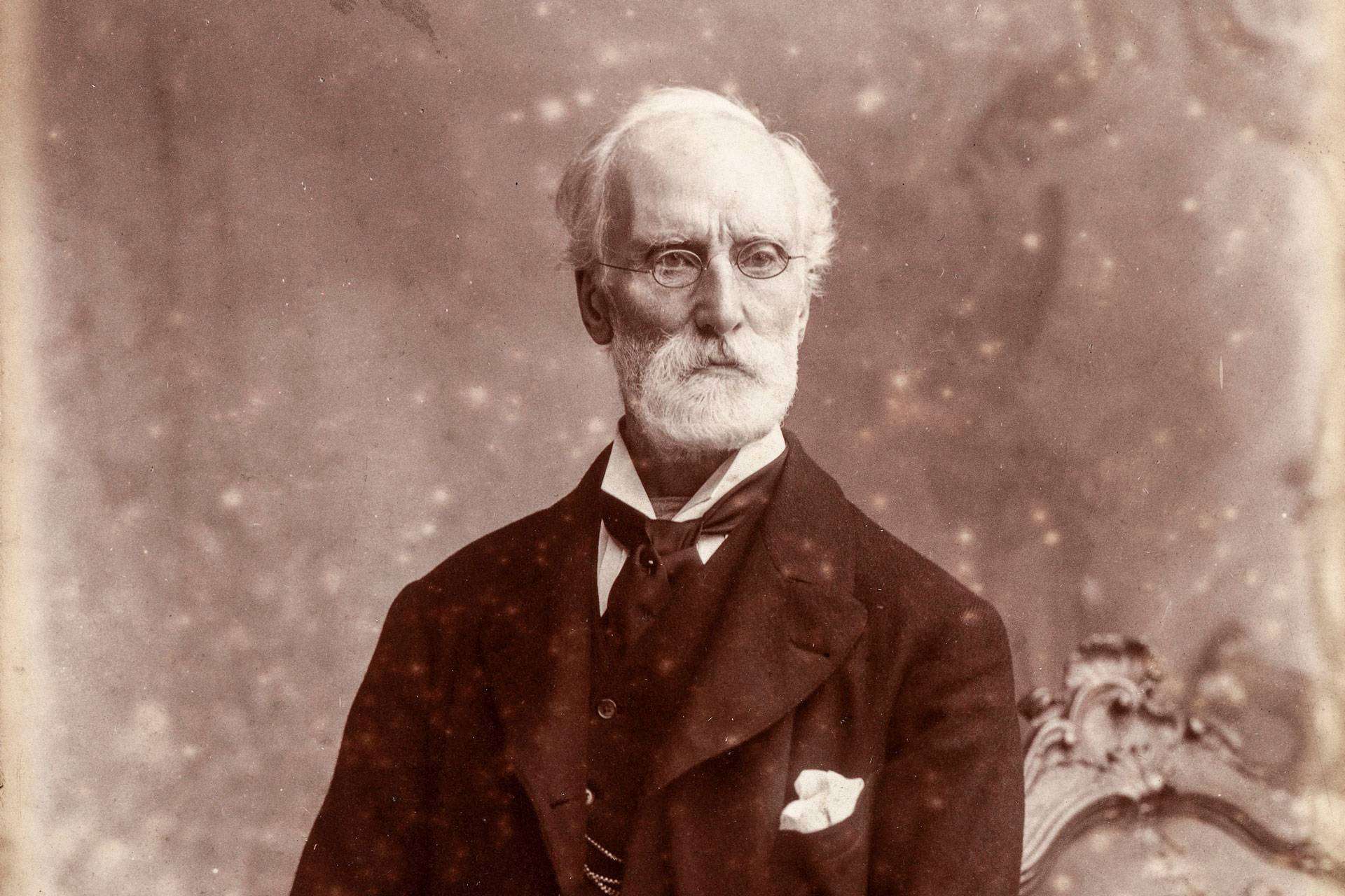 Victorian photograph portrait of Frederick William Burton